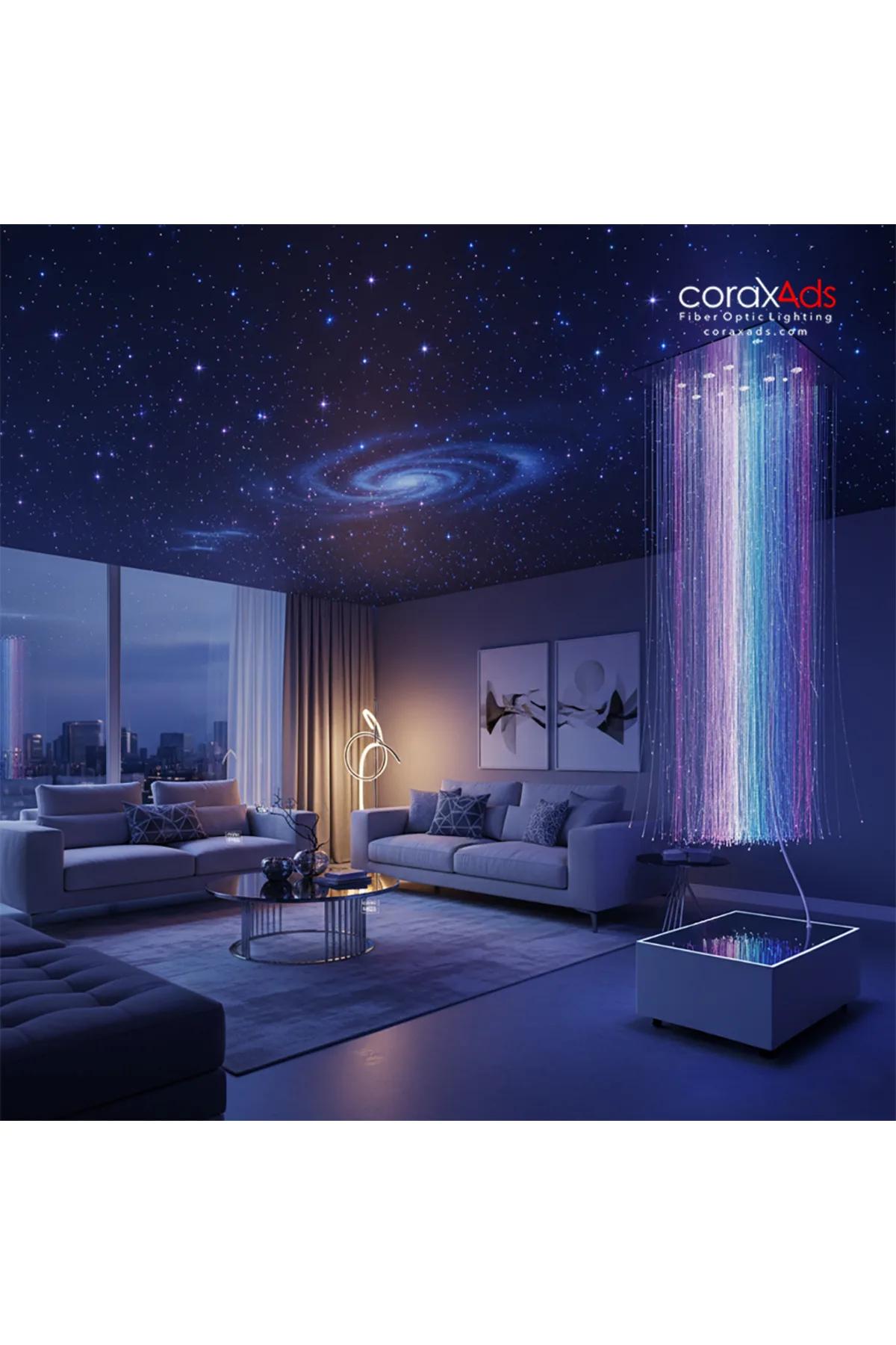 2.0mm 350 METRE PMMA UÇTAN IŞIMA FİBER OPTİK AYDINLATMA KABLOSU