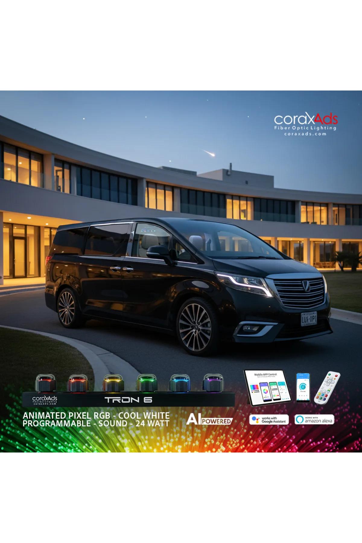 VIP YILDIZ TAVAN FİBER OPTİK STARLIGHT MİNİBÜS KAYAN YILDIZLI SET - EKO