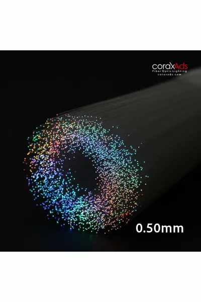 0.50mm PMMA UÇTAN IŞIMA FİBER OPTİK AYDINLATMA KABLOSU