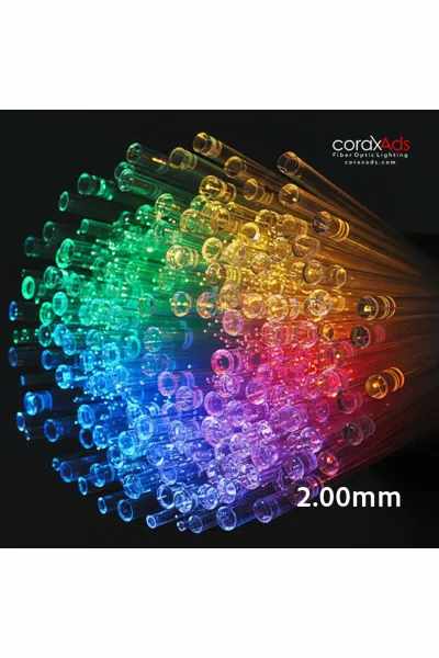 2.00mm PMMA UÇTAN IŞIMA FİBER OPTİK AYDINLATMA KABLOSU